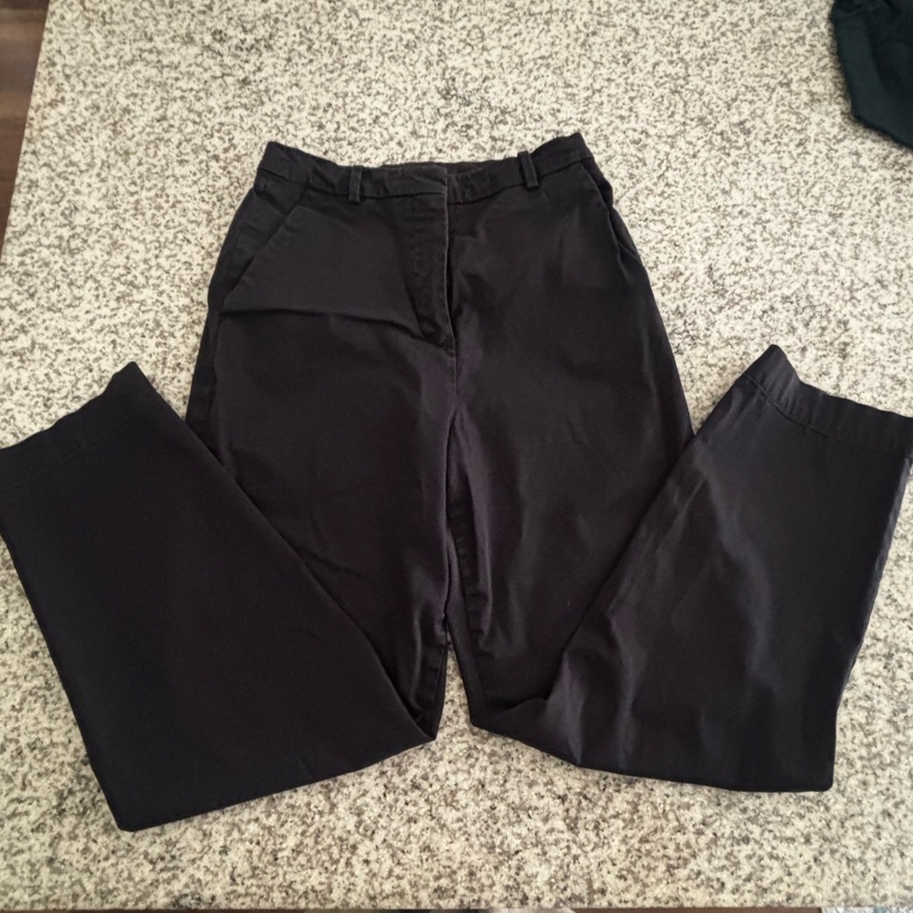 Dior Uniforme Dark Blue Ankle Cropped Pants